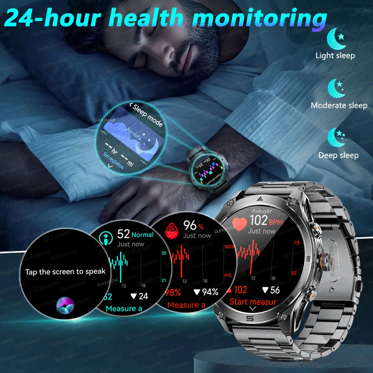 New For Xiaomi T-Rex 3 GPS Smart Watch 1000mAh Battery 170+Sport Modes IP69K Waterproof Compass Military Grade Smartwatches 2025 - Image 6