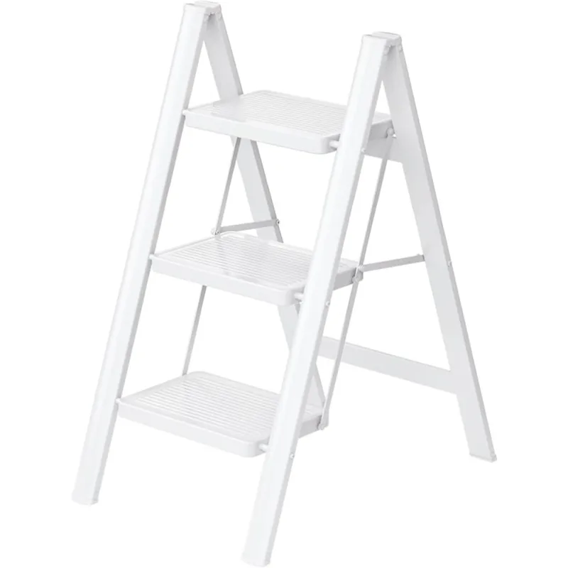 

3 Step Ladder,Folding Step Stool with Wide Anti-Slip Pedal,330lbs Load Capacity,Lightweight