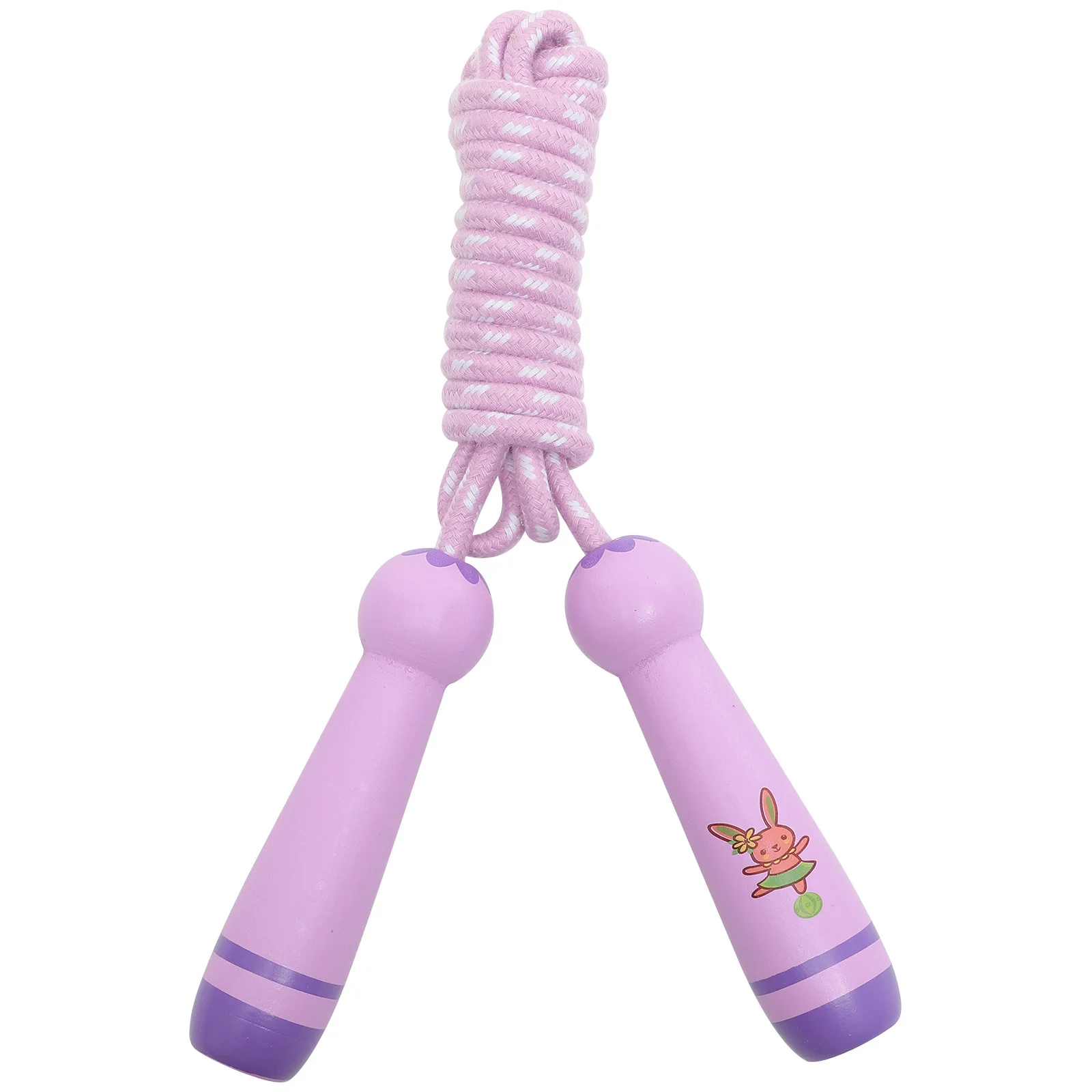 Adjustable Skipping Rope Wooden Handle Physical Education Equipment Wear-Resistant Jump Rope for Workout Exercise