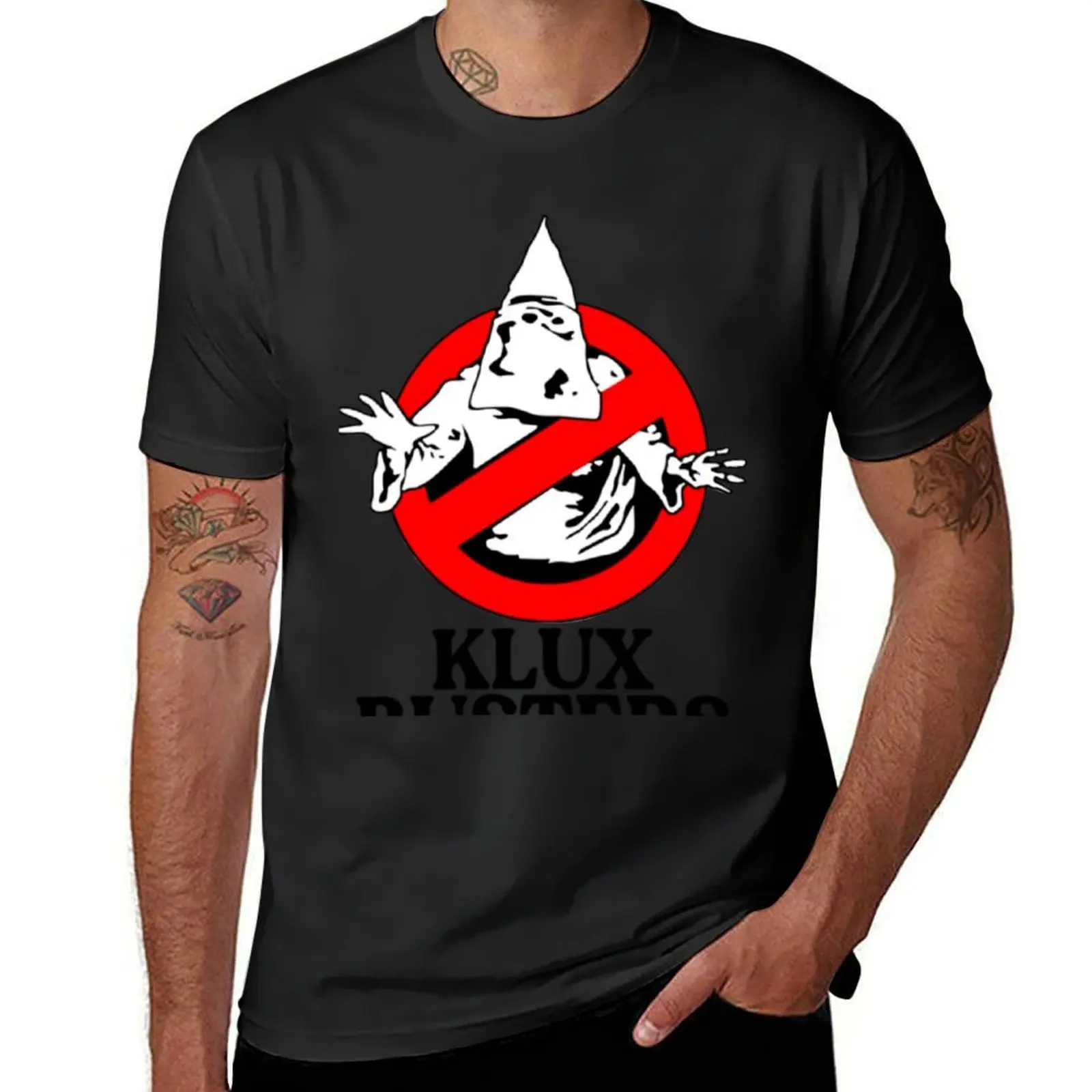 

Klux Busters T-Shirt customs blacks quick-drying anime clothes fruit of the loom mens t shirts