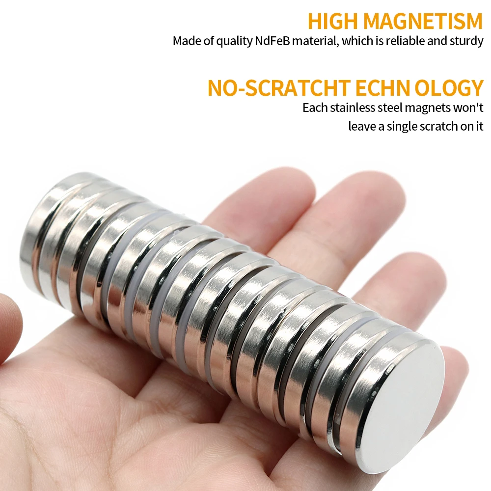 2/5 Pcs 25x5 Round NdFeB 25mm X 5mm Neodymium Magnet N35 Super Powerful Imanes Permanent Magnetic Disc 25*5