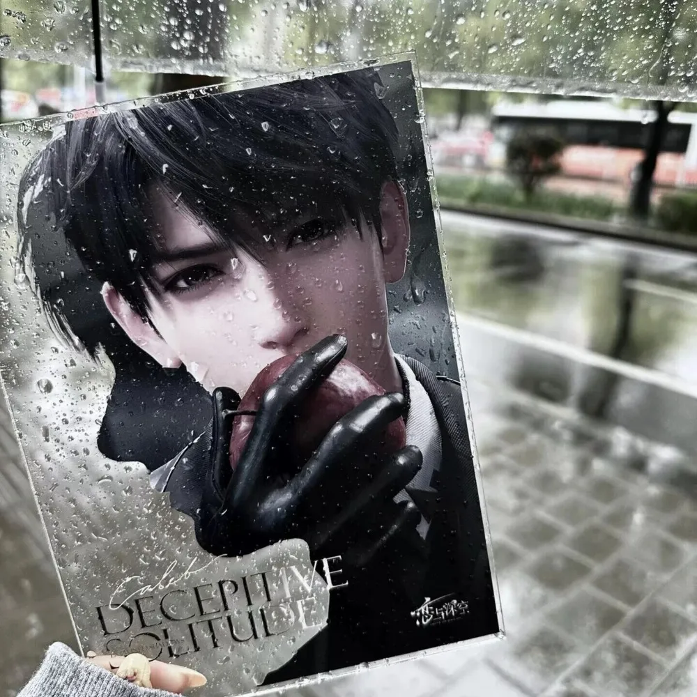 Love and Deepspace Xavier Zayne Rafayel Ralayo Sylus Caleb Acrylic Transparent Card High Beauty Photo Check in Gift Decorations