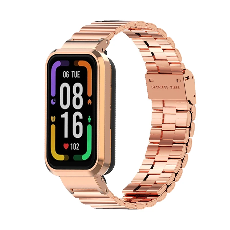 Bracciale in metallo per Redmi Smart Band Pro Custodia protettiva per cinturino Redmi Band Pro per cinturini Redmi Band Pro Montature protettive