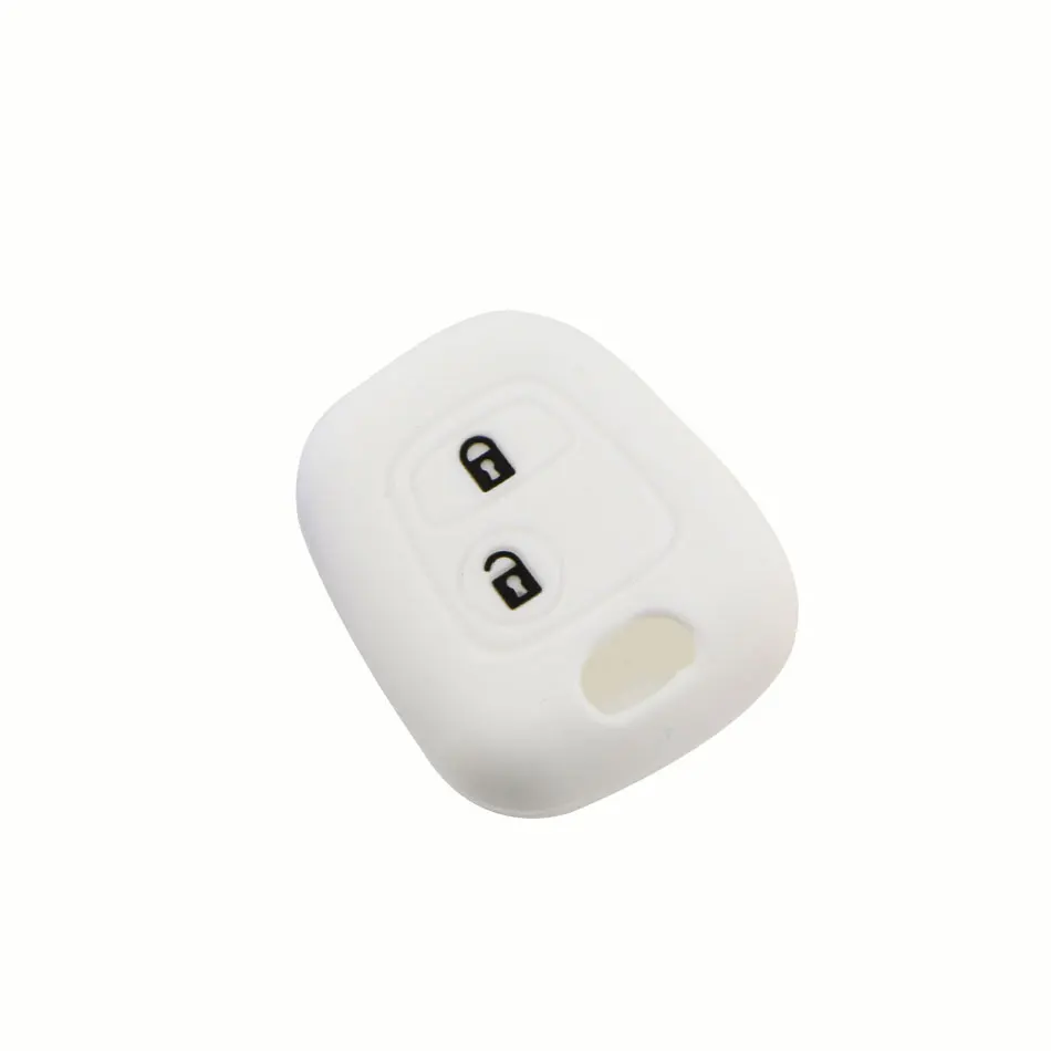 New Silicone 2 Button Key Cover Case for Peugeot 206 307 207 408