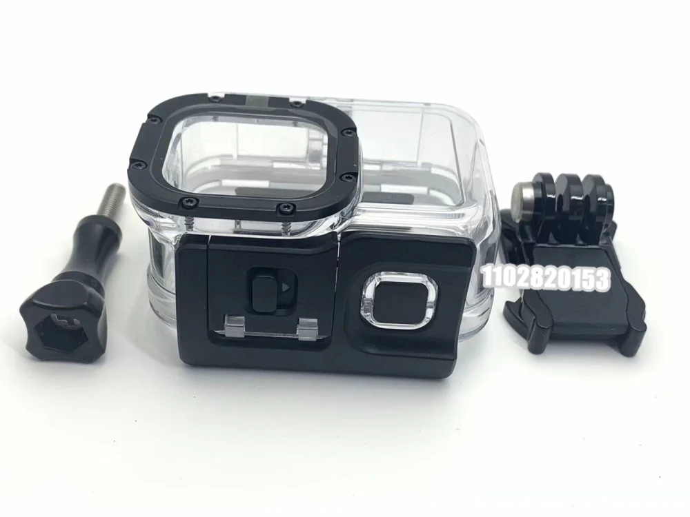 100%original For GoPro Hero8 Hero 8 CameraUnderwater Waterproof Shell Diving Housing Box Protective Case  Accessories