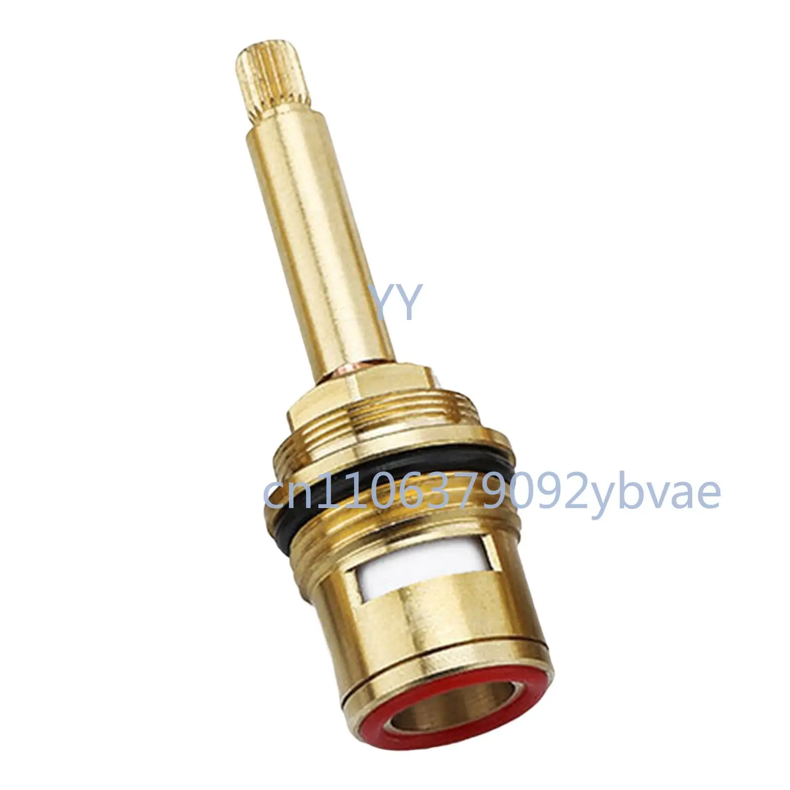 

Brass Ceramic Stem Disc Cartridges Ceramic Tap Valves Drip Resistant Faucet Valves Replacements Bathroom Hot Cold Water Kitchen