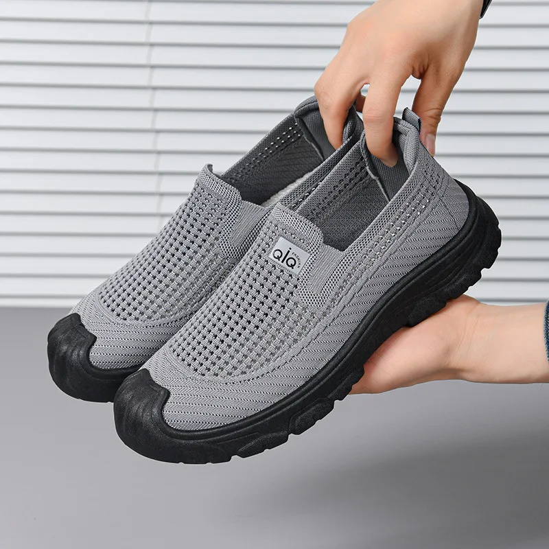 XIHAHA Running Mesh Shoes Fashion Casual Sneakers Outdoor Breathable Athletic Gym Men Tennis Footwear Lightweight Dance Shoes