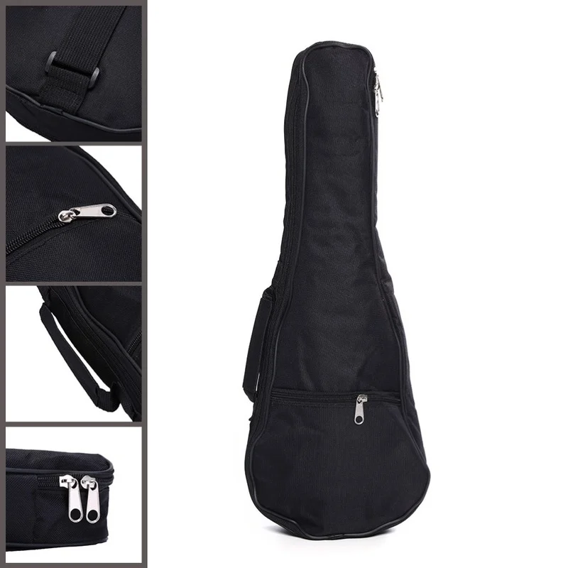 21/23/26 Inches Ukulele Bag Nylon Waterproof Ukulele Cover Gig Bag Soft Case Adjustable Shoulder Straps Guitar Carry Bags