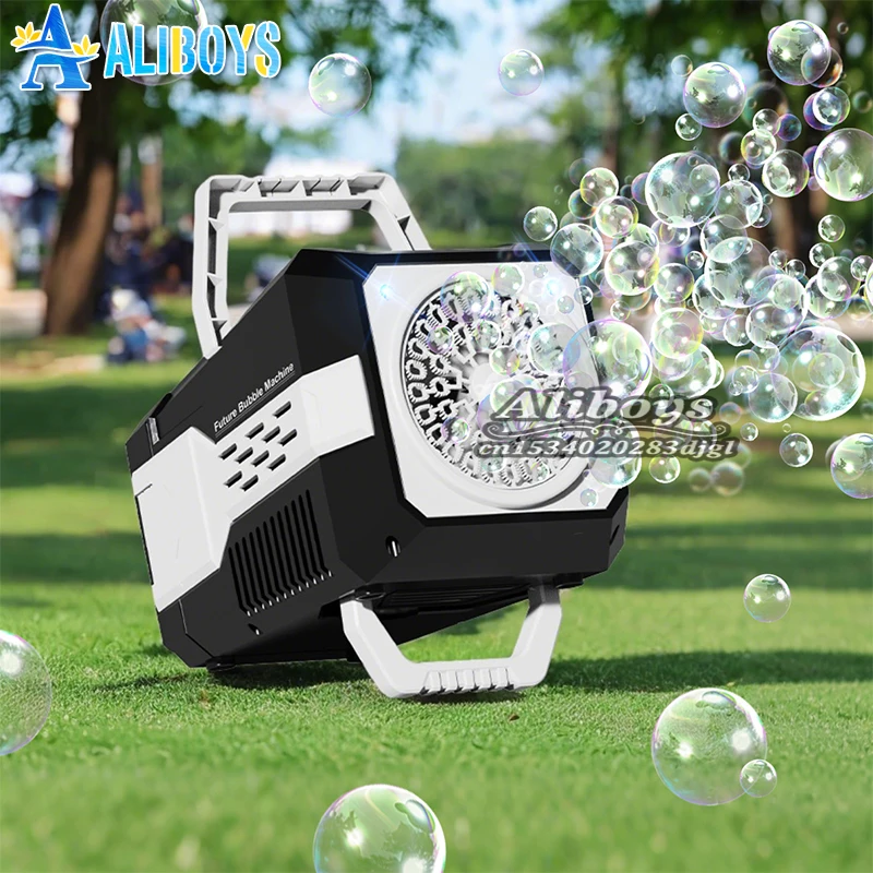 40 Hole Bubble Machine Hand-Held Portable Automatic Soap Bubble Blower Outdoor Game  Party Wedding Gift Children Birthday Toy