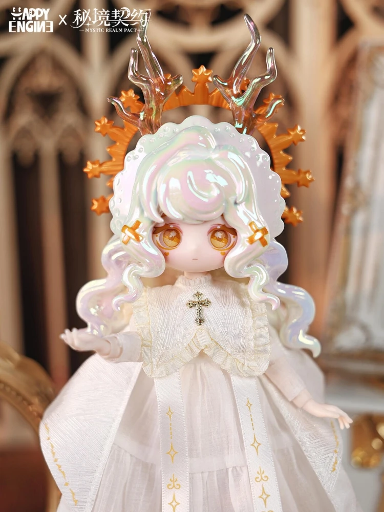 Original The Luluelf Story Mystic Realm Pact Serie 1/8 Actionfigur BJD Blind Box Limitierte Hängekarten-Puppe Modell Sammlerstück Geschenk