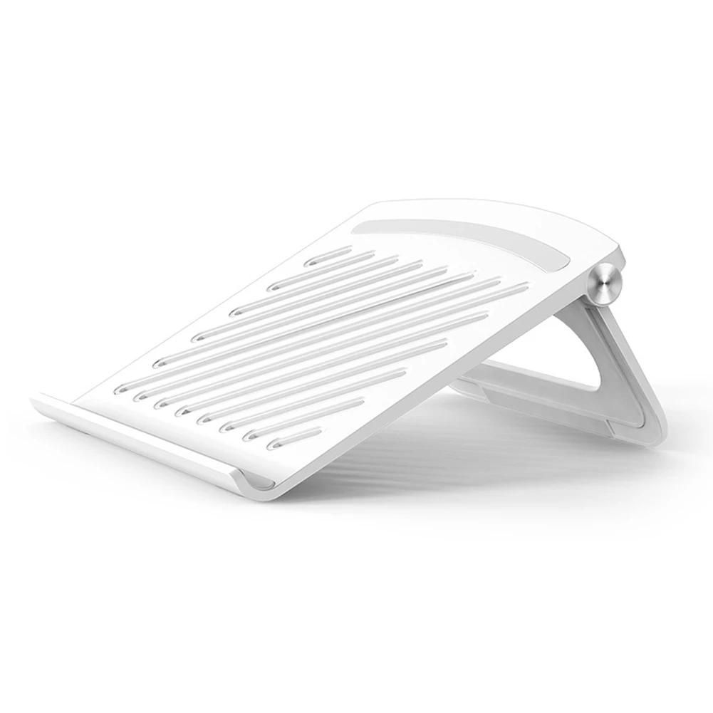 Modern Laptop Stand Study Work Heat Dissipation Laptop Stand with Adjustable Multi Degree Design White