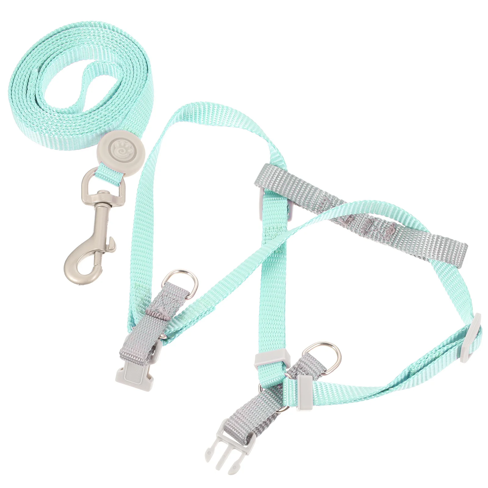

1Set Cat Leash and Harness Set Wear Resistant Polyester Material Easy to Use Stylish Walking Cat Harness Leash for Cats to Walk