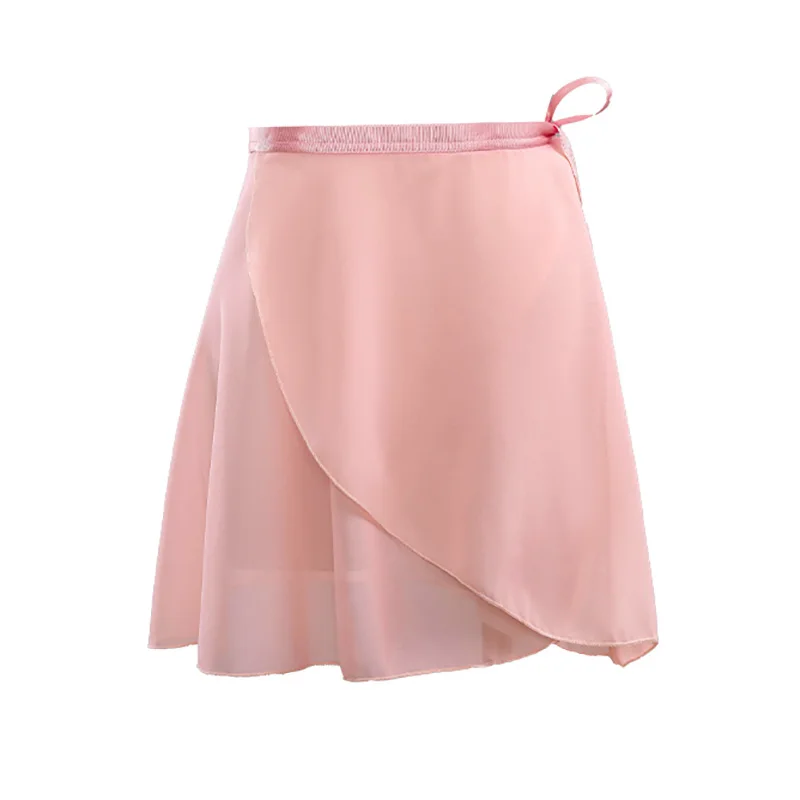 Saias de dança chiffon para mulheres, collant com renda para adultos, saias para meninas, prática de balé, minissaias dançantes, tutu