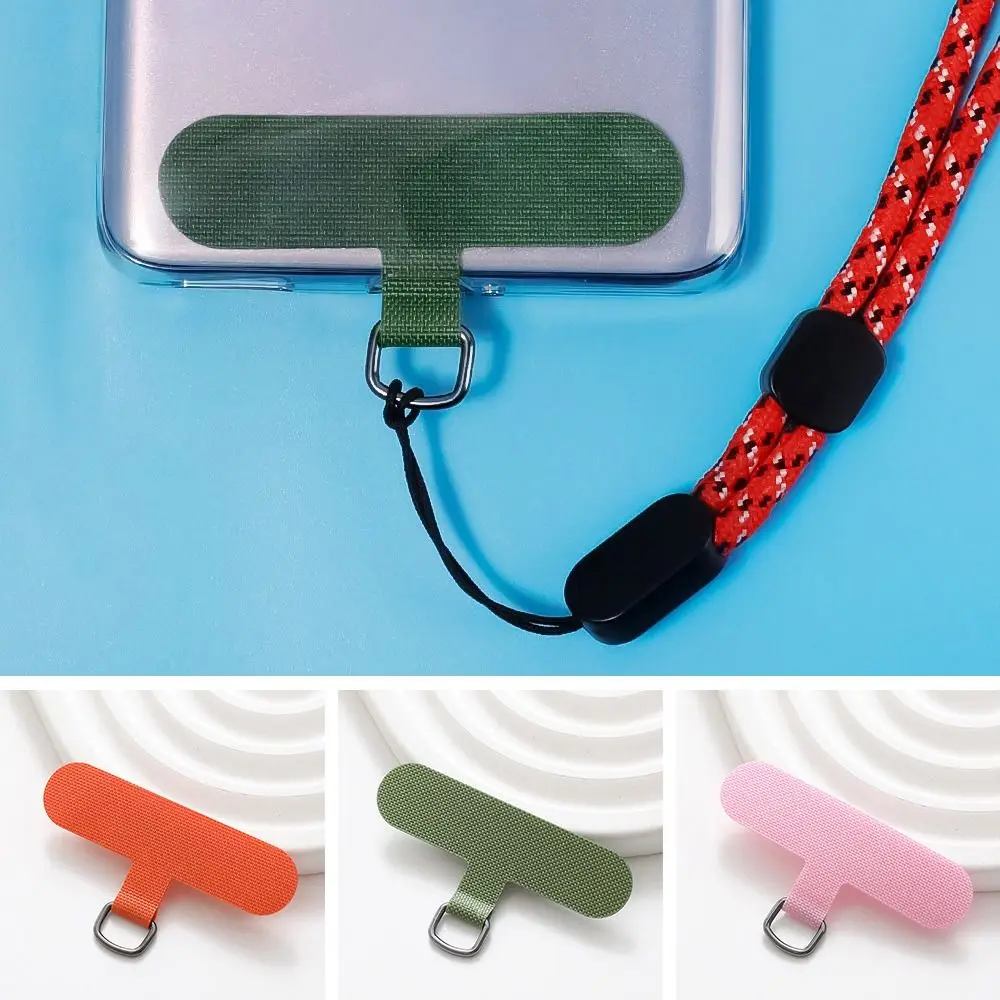 

5Pcs Universal Nylon Phone Anti-lost Lanyard Detachable Card Gasket Phone Hanging Cord Replacement Patch Tether Pad