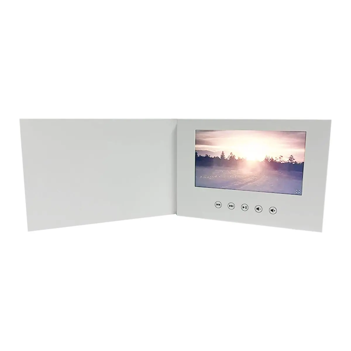 A26Z 7 Inchs Birthday Video Book Card 4GB Lcd Invitation Gift Music Greeting Card Upload Videos Photos Wedding Invite