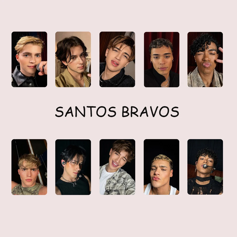 SANTOS BRAVOS Hot Sale Character Prop Photocard DUAL Album Drew Alejandro Gabi Kenneth Hello82 Ver Selfie Card Fans Collectibles