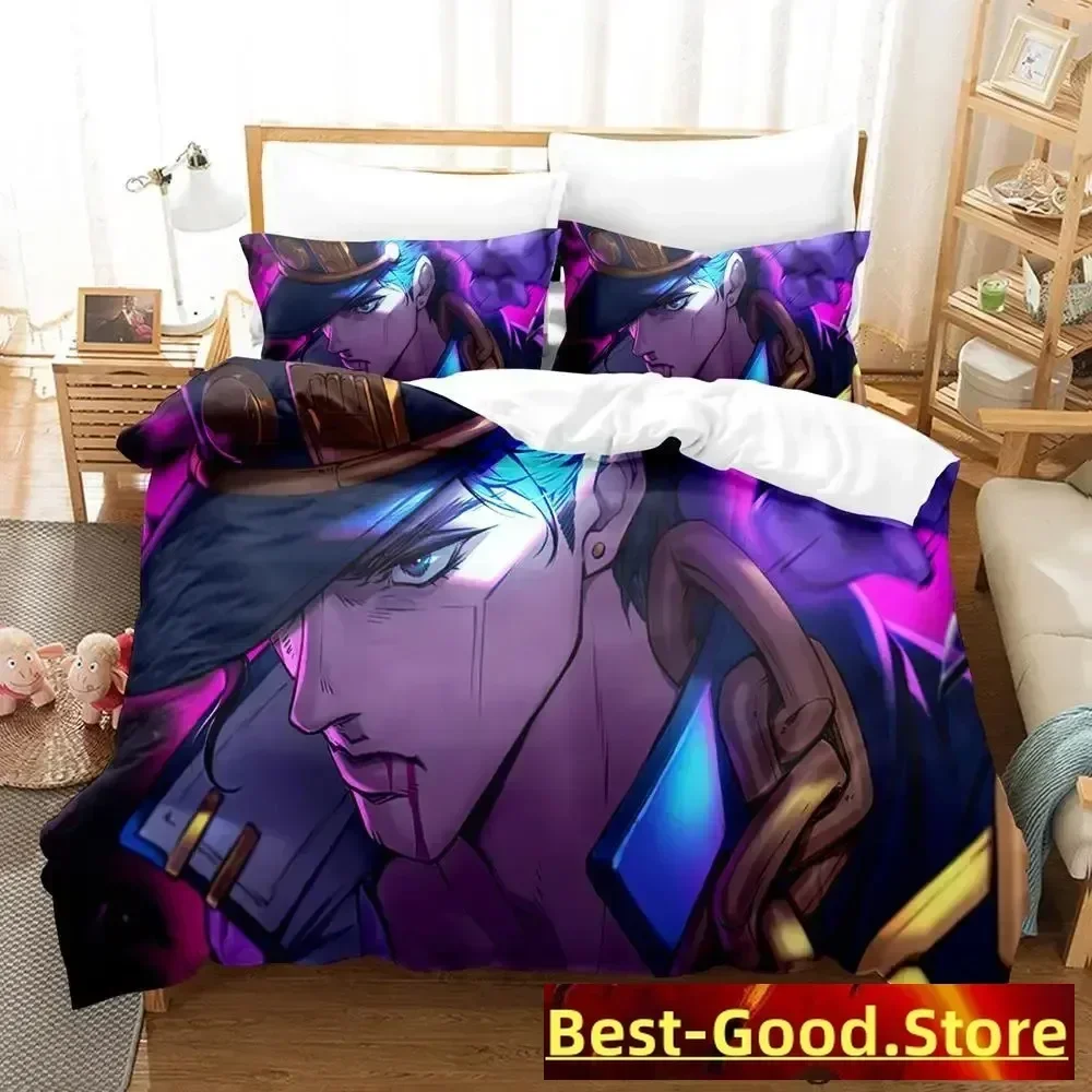 

jojo Bizarre Bedding Set Duvet Cover Sheet Printed Bed Set Pillowcase Bed Full Queen King Size Comforter Bedroom