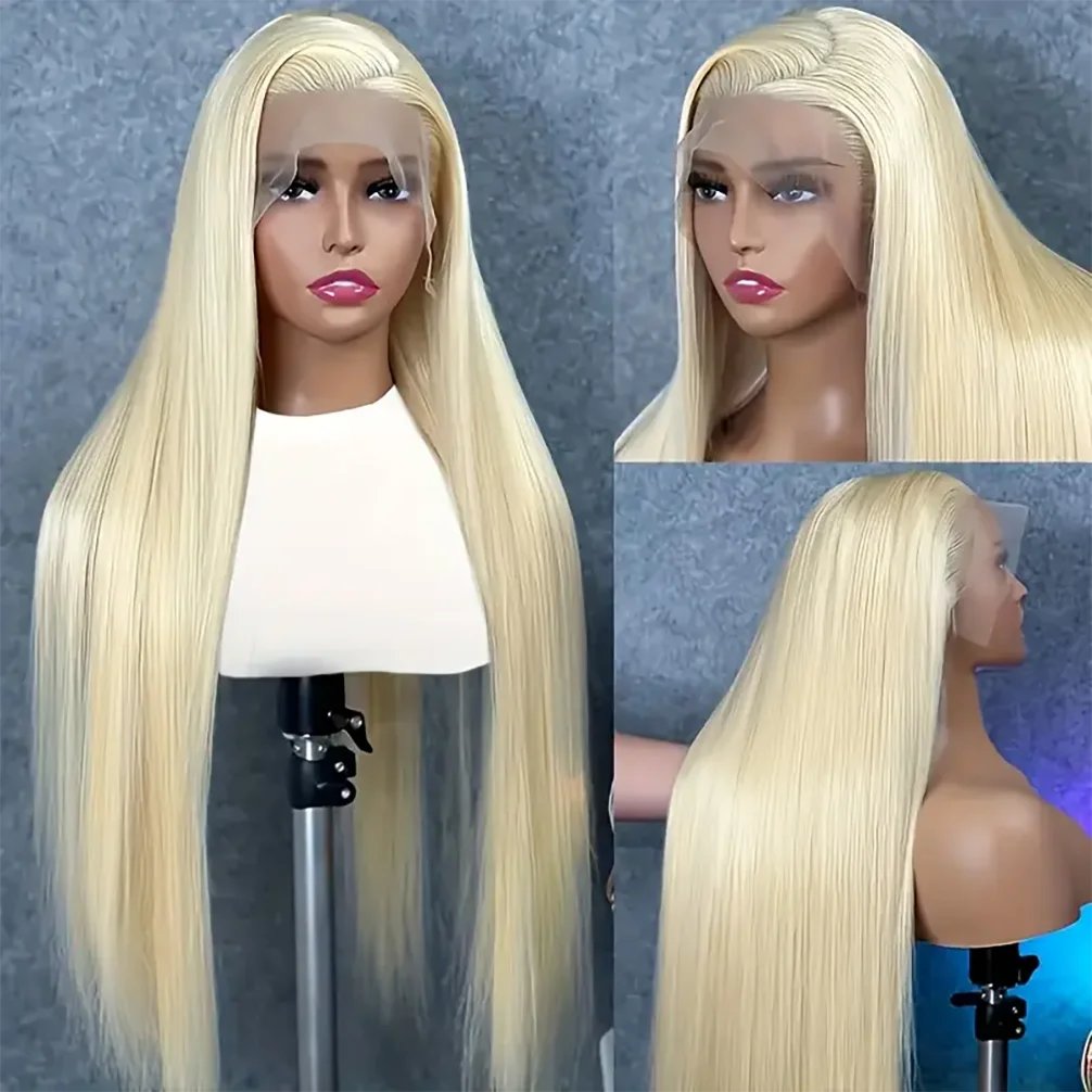 

613 13x6 Lace Front Wig Human Hair Wig 180% Density straight Wave Wigs Human Hair 613 Lace Front Wig Blonde HD Lace Frontal Wig