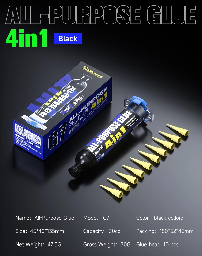 【MECHANIC】 G7 Universele lijm Telefoon Tablet Reparatielijm Batterijdeksel LCD-framelijm Elektronische componenten Breeuwen Lijm