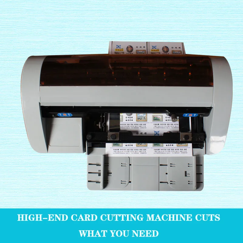 SSB-001 Desktop Business Card Cutting Machine 220V/80W Electric Cutting Card Anti-cutting Oblique Self-grinding