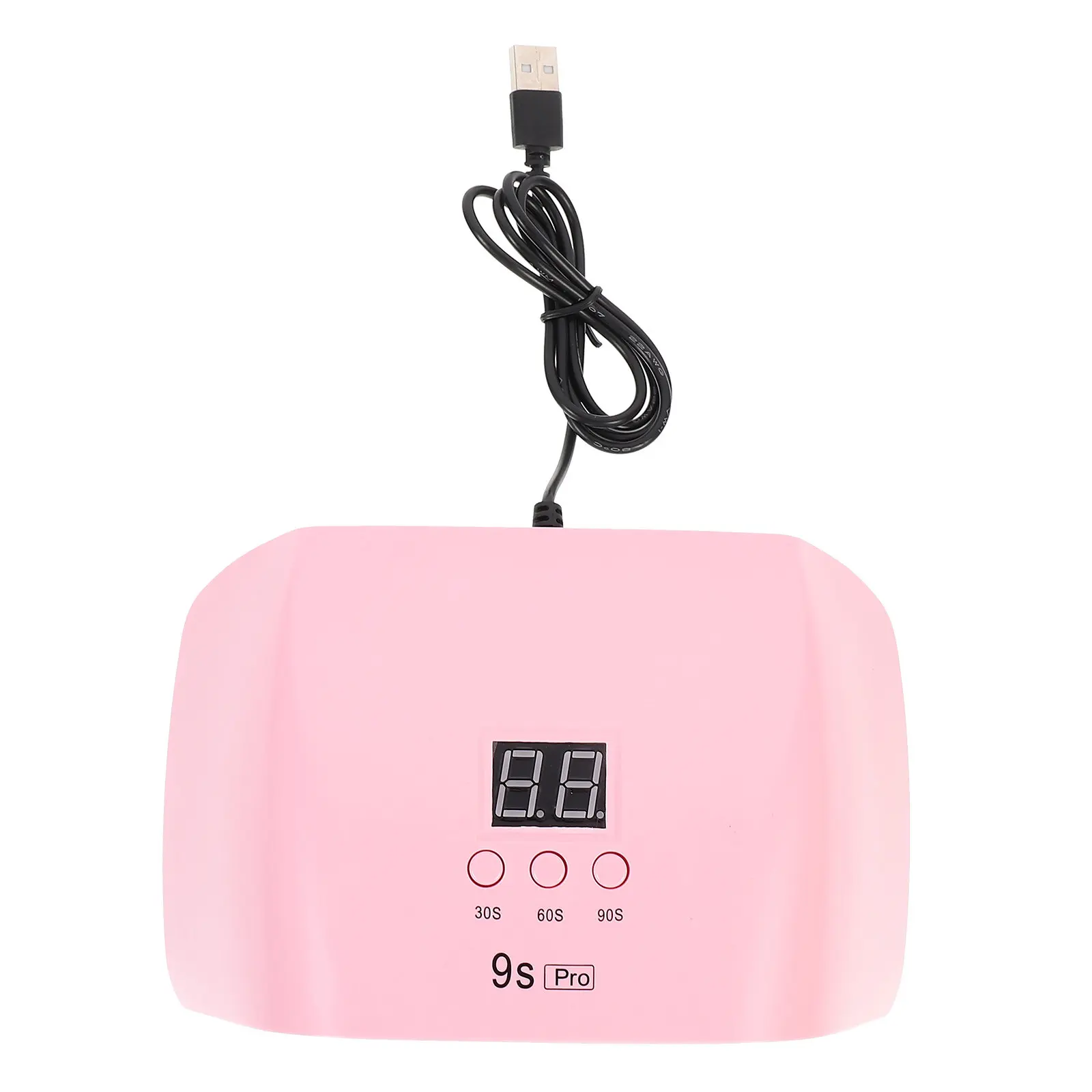 

LED Nail Drying Lamp with Large Display 3 Timer Settings 30S 60S 90S Uv Gel Curing Light for Manicure Art Gel Rhinestone Nail