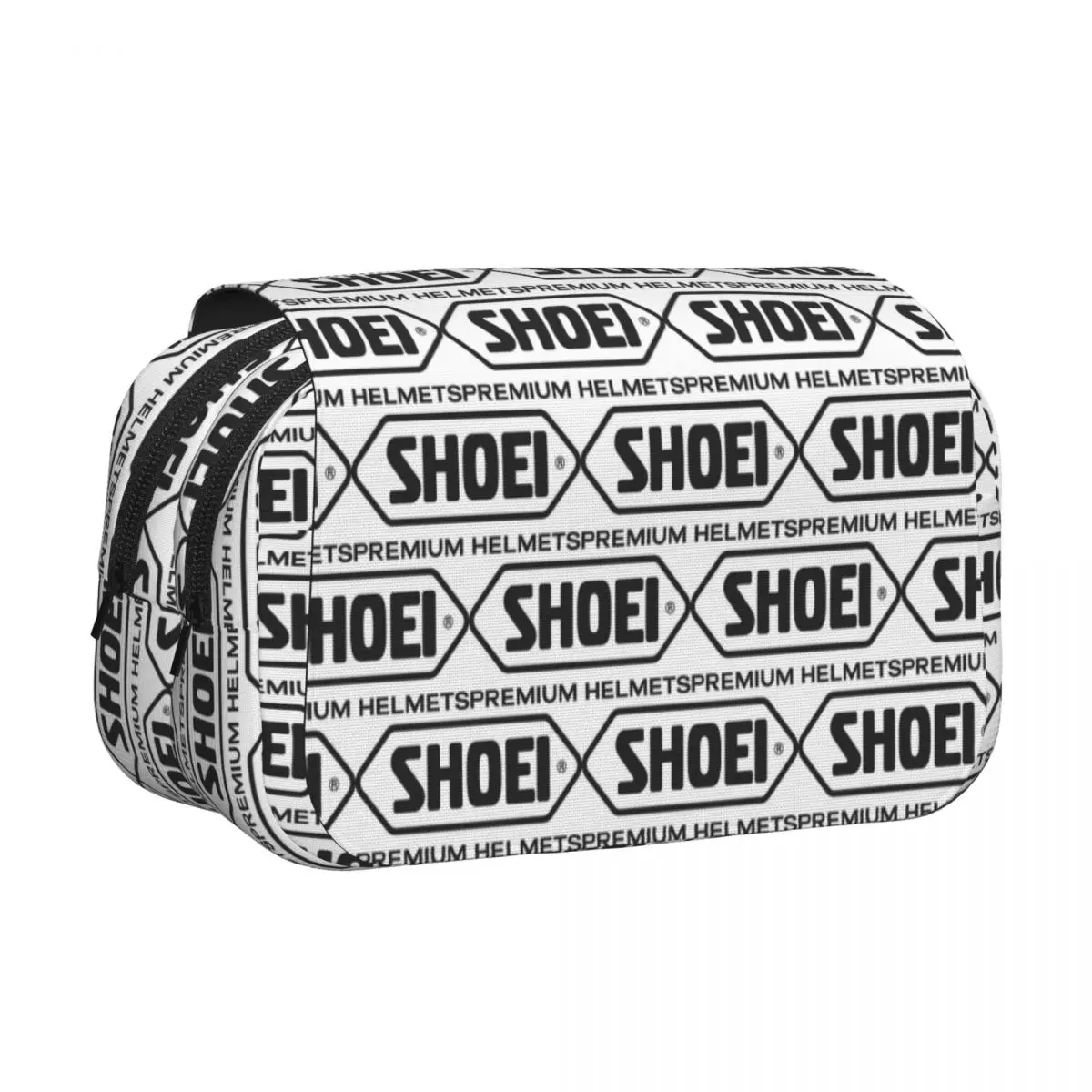 Shoei Motorcycle Helmets Pencil Case Pen Holder Hard Shell Leather Large Storage Pen Box Pencil Bag for Students Gifts
