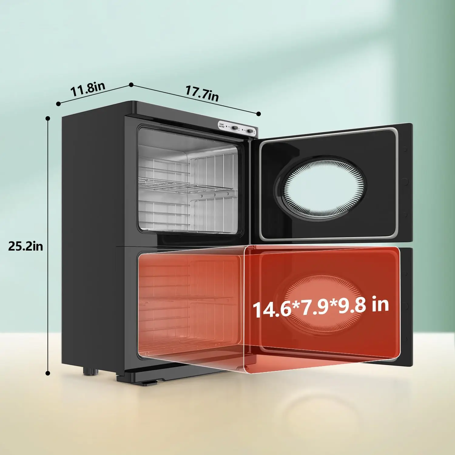 高温加熱滅菌キャビネット 新型二層式タオル消毒機 家庭用ケア・美容・パーソナルケア向け