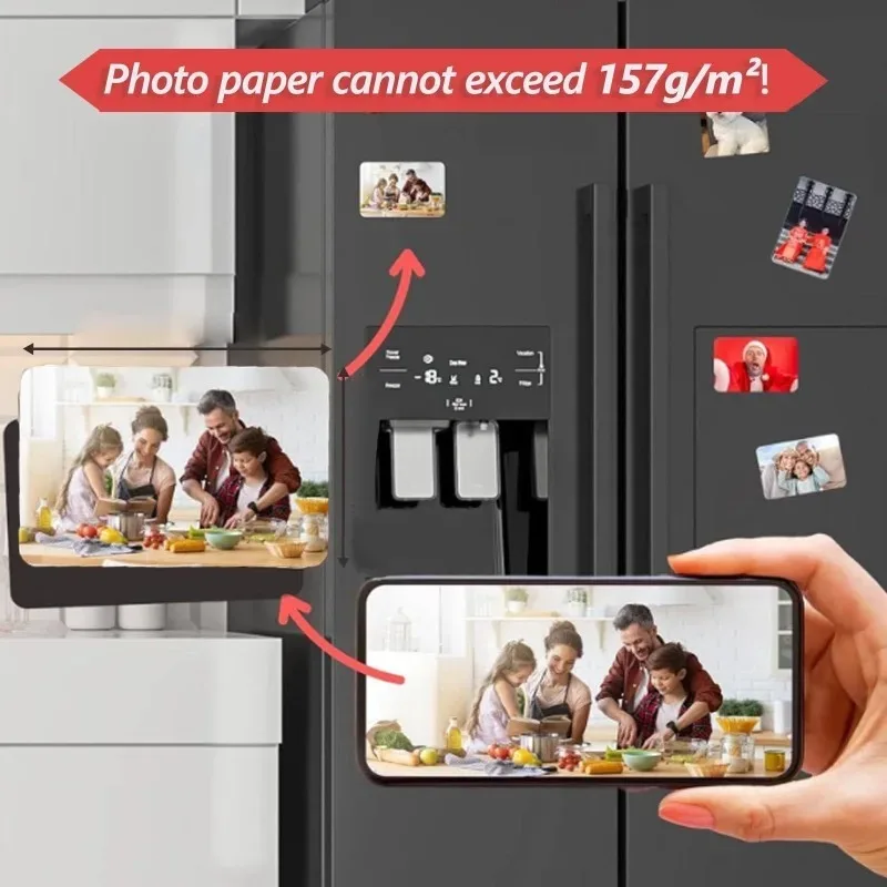 50mm/63.5mm/80x53mm/65x90mm/80mm Fridge Magnet Machine Set DIY Rotary Metal Sheet with Cutter and 1000 Sets of  Consumables