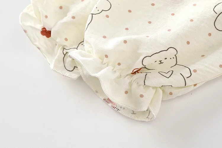 Niedliche Blumen-Schlafkleidung für Kinder, 2-teiliges Set, Homewear-Pyjamas für Kleinkinder, dünn, für Frühling und Sommer, Jungen- und Mädchenbekleidung für klimatisierte Räume – Detail 8
