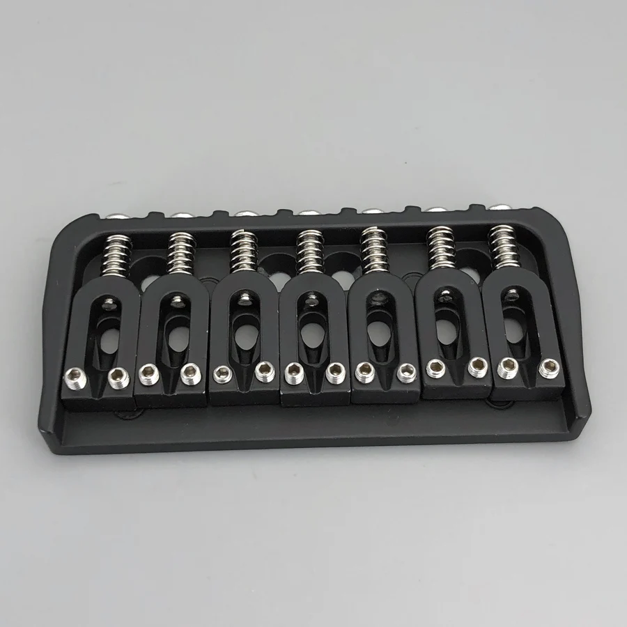 7 Strings Fixed Guitar Bridge Guitar Accessories Black