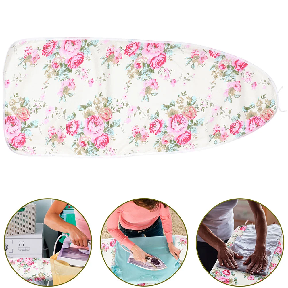 Heat Resistant Board Cover 100x34cm Non Ironing Board Cloth Cover Protective Pad for Home Tailor Shop Dorm Hotel