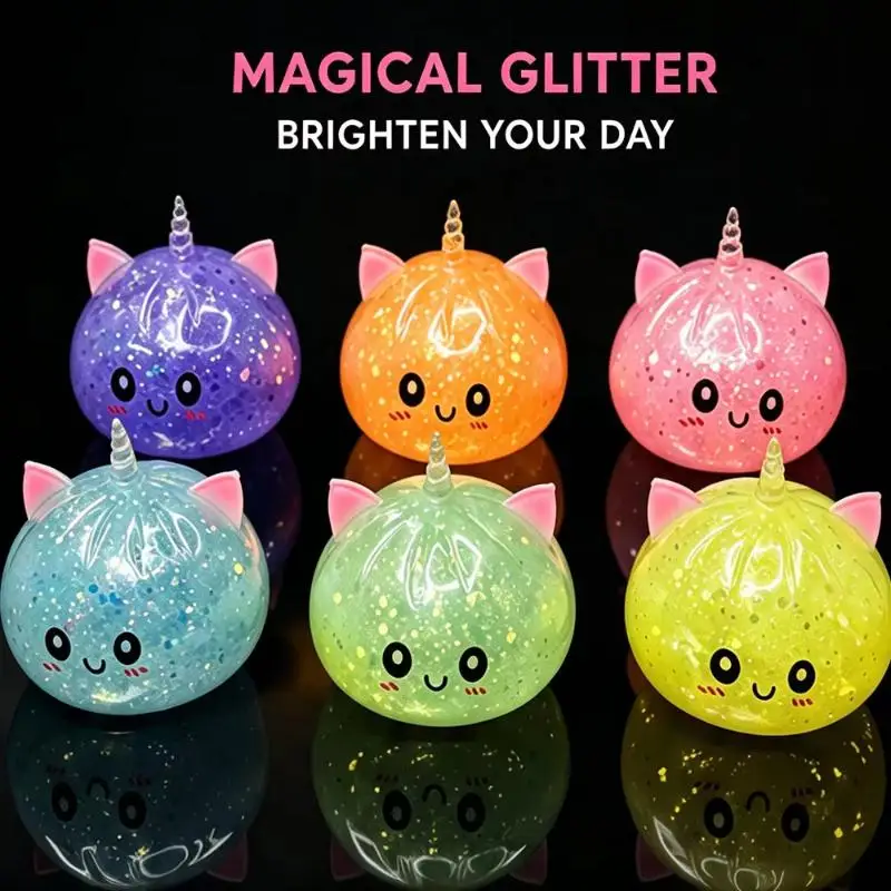 1Pcs Fidget Sensory Anxiety Relief Toy Giant Bao Bun Squishy Popping Bead Filled Soft Squeeze Toys Office Desk Companion Prop