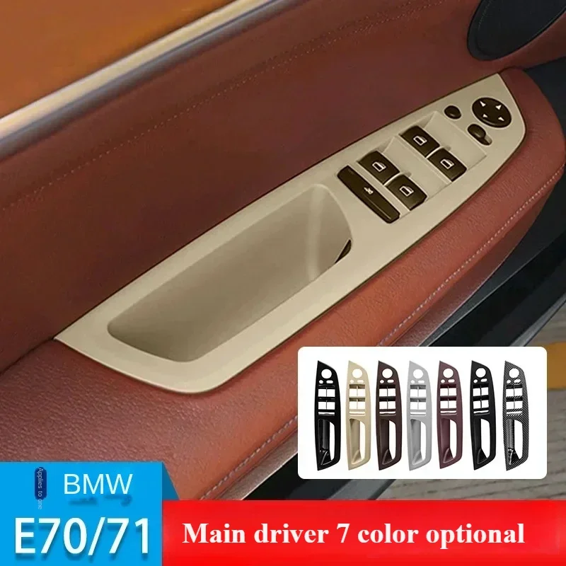 

glass lift switch panel inner handle/left drive switch panel for BMW E70 E71 X5 X6