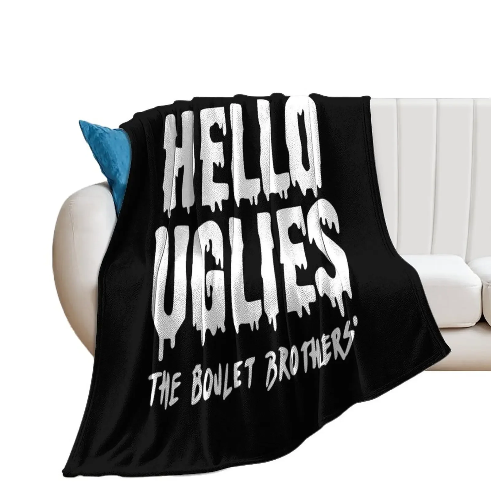 Hello Uglies... The Boulet Brothers Throw Blanket Soft Beds valentine gift ideas Plaid Summer Blankets