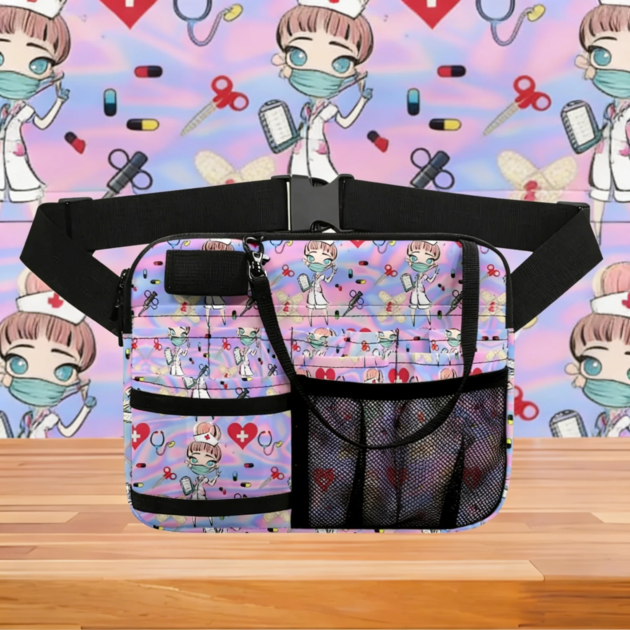 

Nurse Tool Organizer Waist Bag, Medical Themed Fanny Pack, Durable for Daily Use