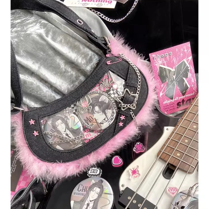 

Оригинальные универсальные сумки на ремне, сумка через плечо для женщин, джинсовая сумка под мышками, кошельки и сумки