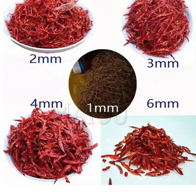 Small Dry Red Chili Soy-Bean Skin Orange Peel Cutter Shredder Chopper Commercial Electric