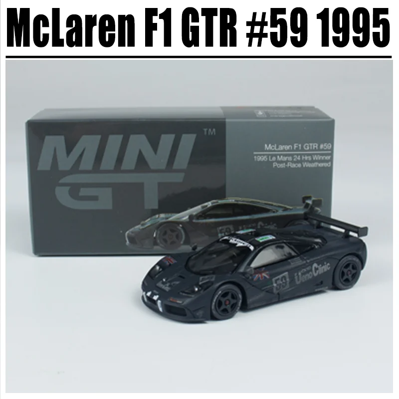 

MINIGT 1/64 McLaren F1 GTR #59 1995 Le Mans 24h Alloy Toy Diecast Metal Model Gift