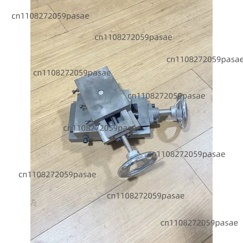 Cast Iron Dovetail Slot Slider with Rod, Linear Single-Directional Hand-Cranked Slide Module, Slider, Mechanical Guide Rail