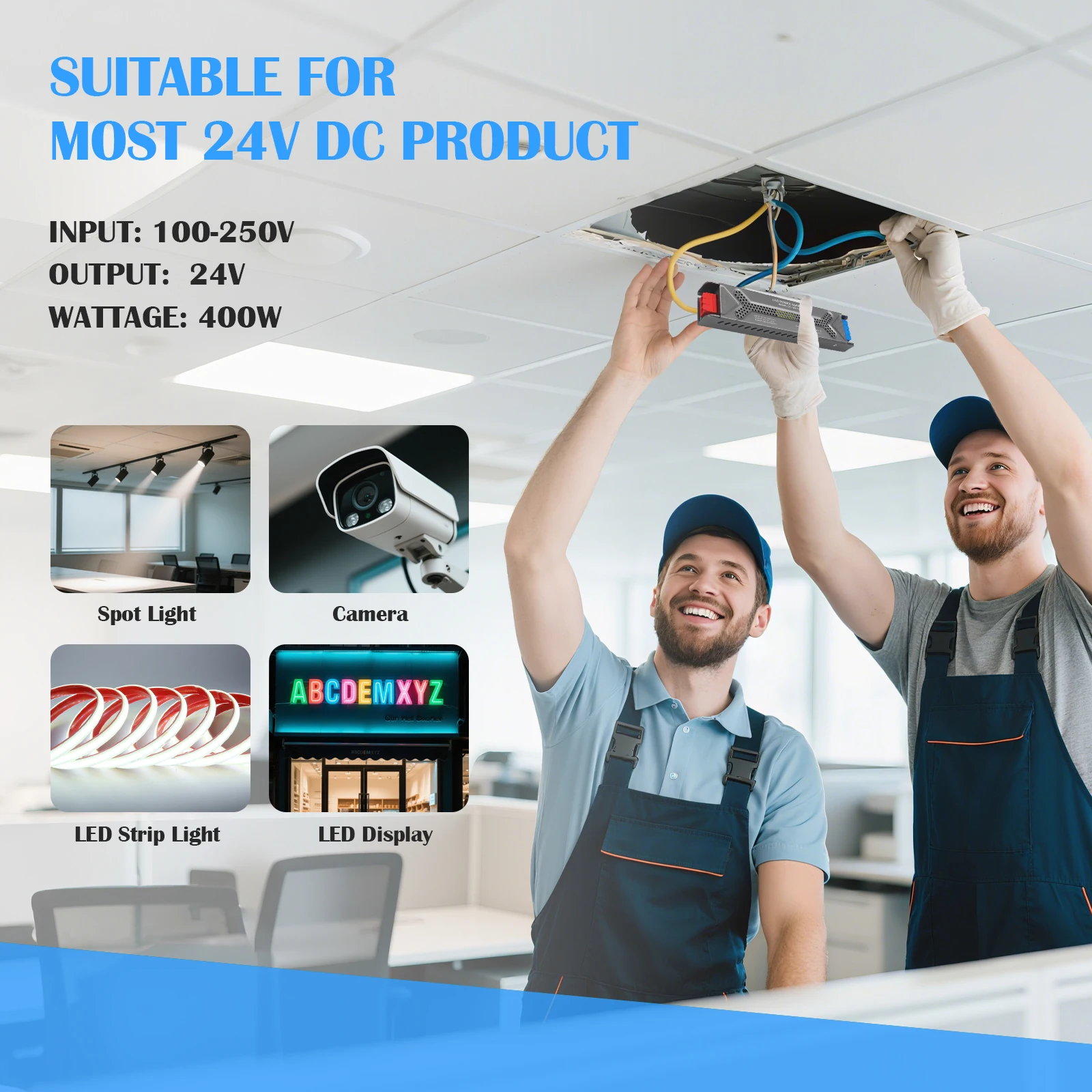 رقيقة جدا محول الإضاءة 110 فولت 220 فولت إلى 12 فولت 24 فولت 60 واط 100 واط 200 واط 300 واط 400 واط تبديد الحرارة إمدادات الطاقة لمحول الشريط LED