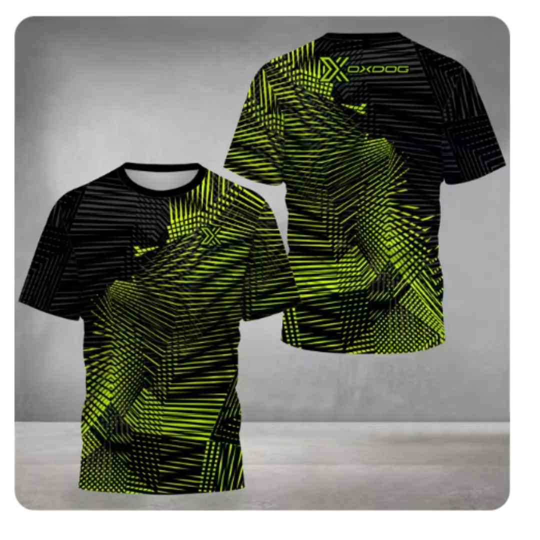 Summer Running Cycling Sports T-Shirt for Mentable Tennis Club Quick Dry Short Sleeve Clothes Outdoor Breathable Tennis T-Shirts