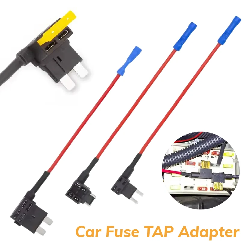 Car Fuse Circuit Extender Add-a-circuit Power Supply Adapter Mini Small Medium Size