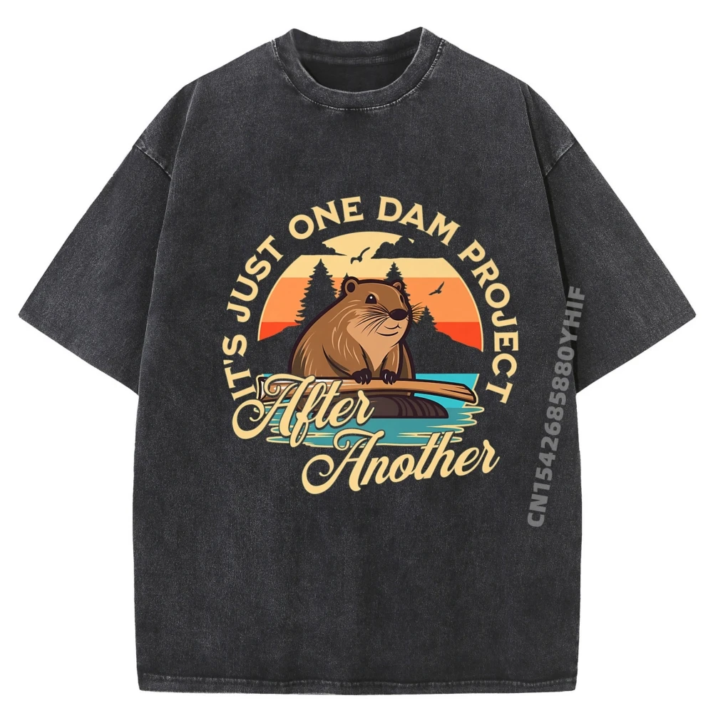 

Классические футболки с принтом It Just One Dam Project Мужские забавные топы и футболки Мужские футболки Футболки с рисунком Ретро стираные футболки