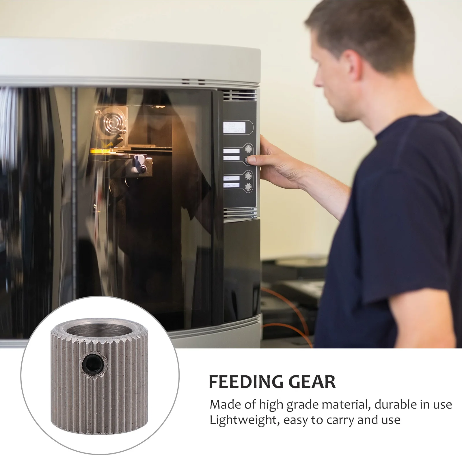 

4pcs 3D Printing Feed Wheel 40 Teeth Stainless Steel Extruder Drive Gear 8Mm Inner Hole For 3D Printer Feeding Mechanism High