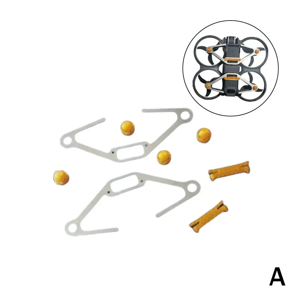 Chassis Armor para DJI AvATA2, Buffer CT4, liga de titânio, proteger e braço de queda do motor, impacto eficiente, Preve V5M1, Preve V5M1