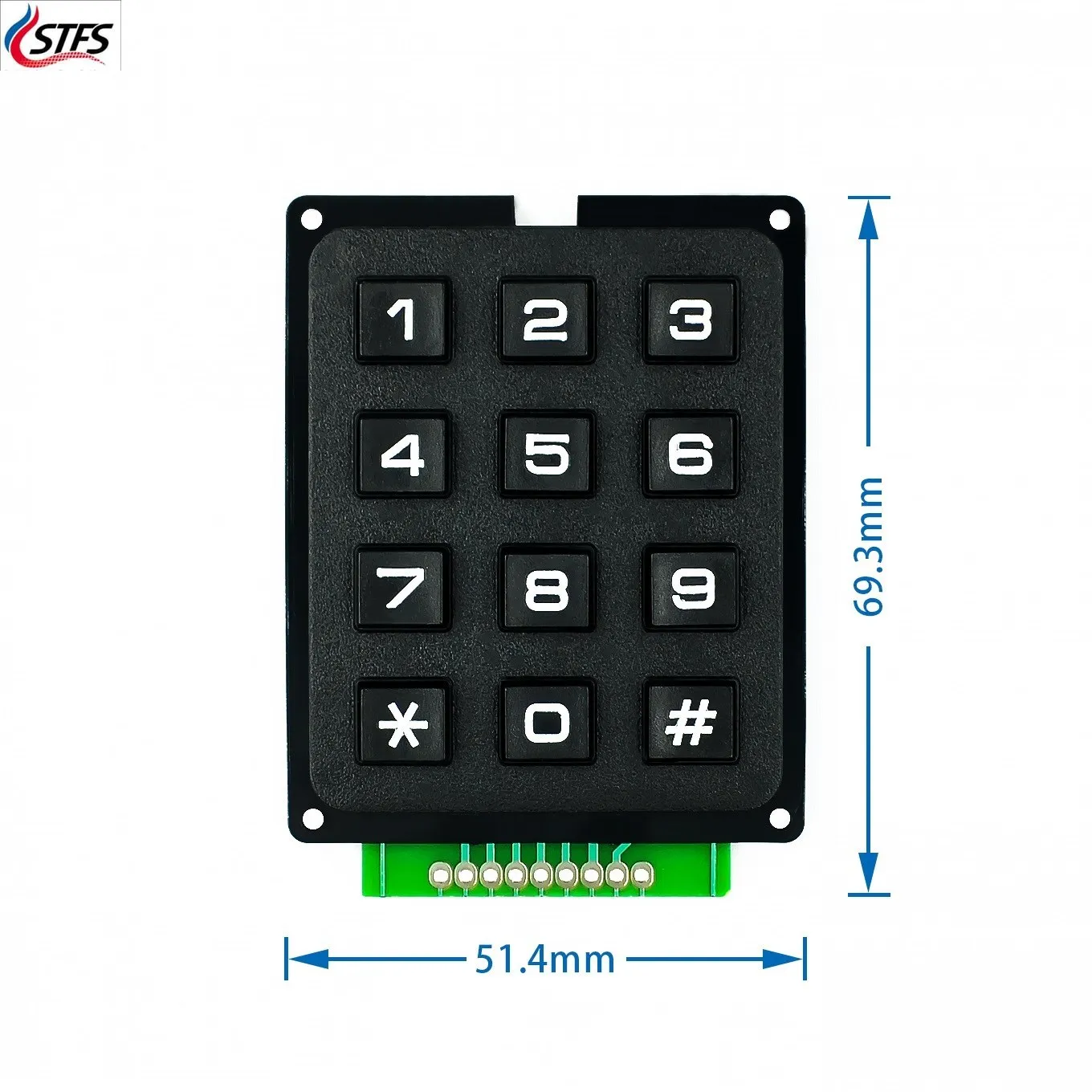 3*4 4*4 Matrix Switch Keyboard Keypad Array Module ABS Plastic Keys 4x4 3x4 12 16 Key Button Membrane Switch DIY Kit for Arduino