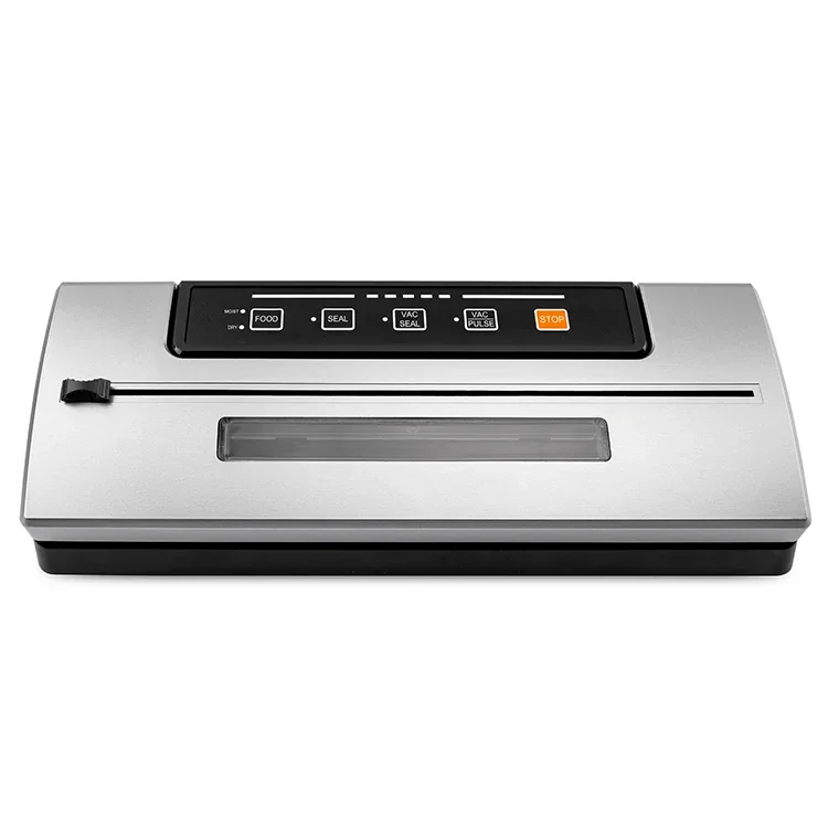 Commercial And Household Vacuum Sealer Machine With Built-in Cutter Pulse Function Dry Moist And Vacuum Bags