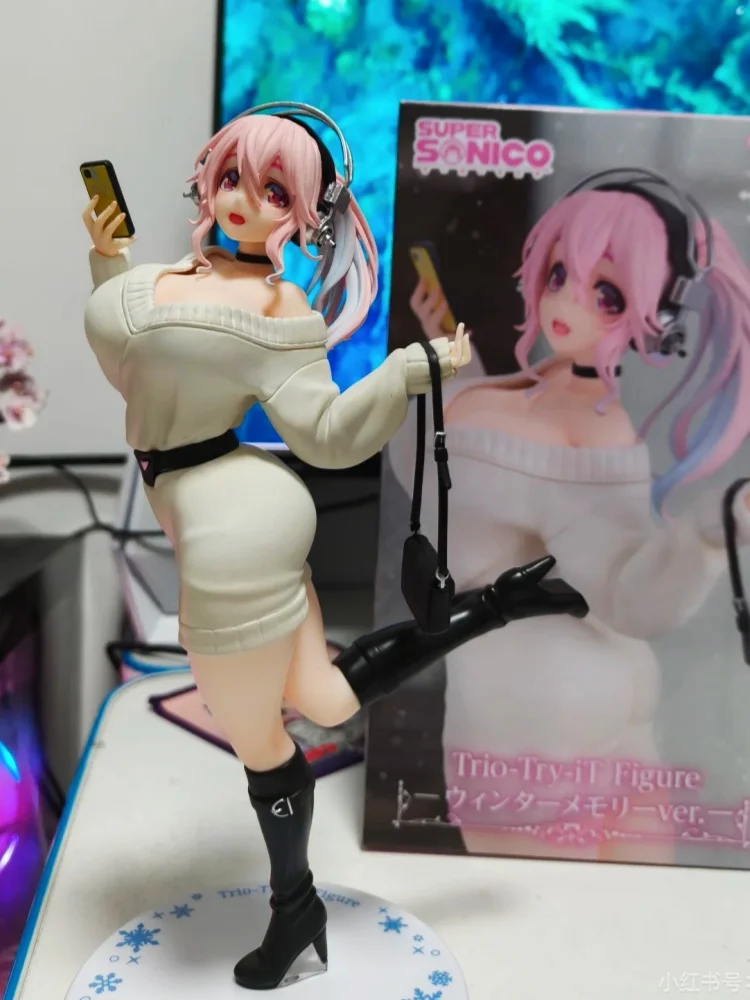 오리지널 정품 20cm 슈퍼 소니코 애니메이션 애니메이션 액션 피규어 컬렉션 장난감 성인용 생일 서프라이즈 선물