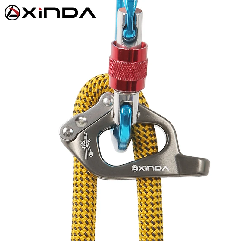 XINDA High Quality Adjust Cowstail Positioning Lanyard Adjuster For Ascending Descending Rock Climbing SRT Caving