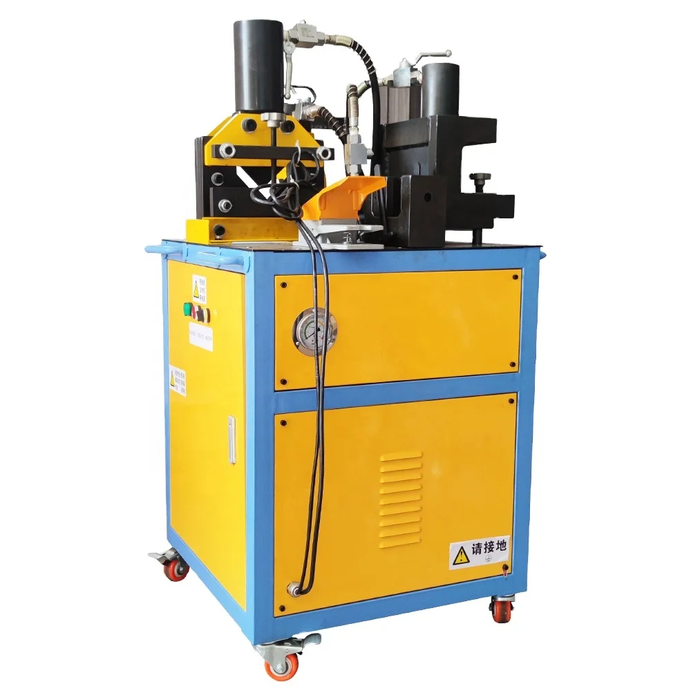 

3-in-1 Hydraulic Busbar Processing Machine for Cutting Bending Punching Angle Iron with Hydraulic Tools